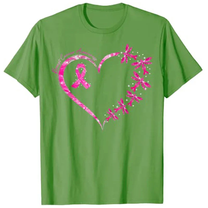 the DRAGONFLY HEART - Breast Cancer Awareness Dragonfly T-Shirts
