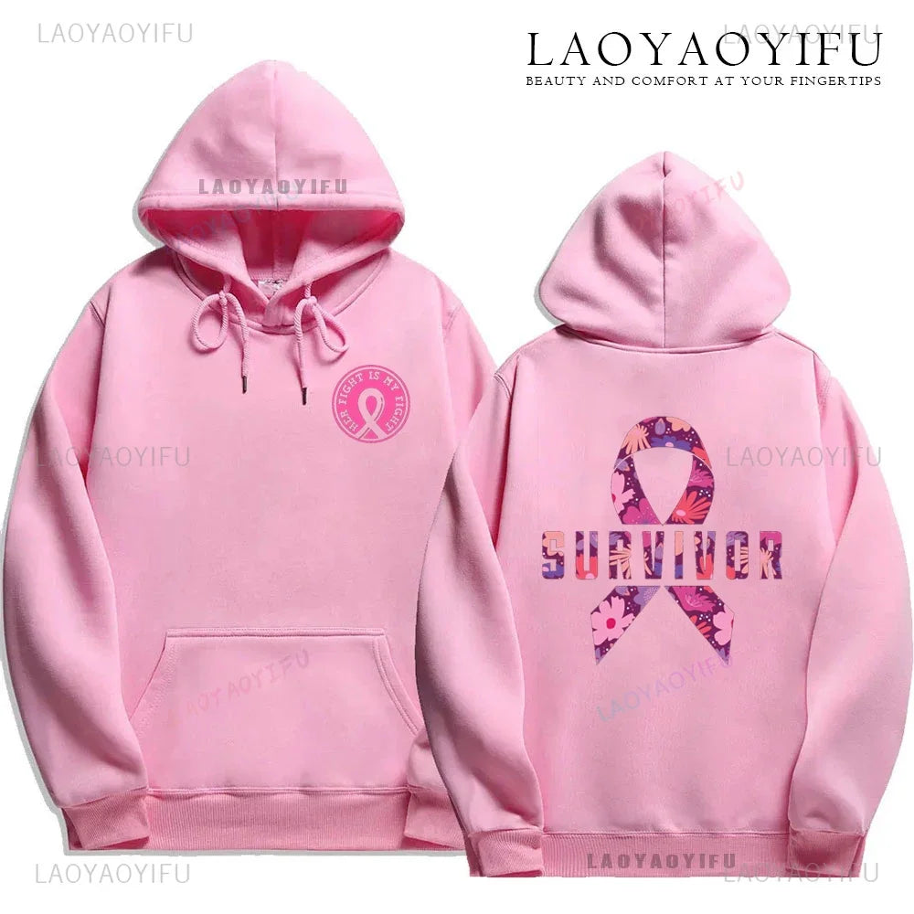 WE DON T KNOWHCW STRONGWE AREUNTIL BEINGSTRONGISONLYCHOICEIWE HAVE Breast Cancer Awareness Fight Print Hoodies October Women