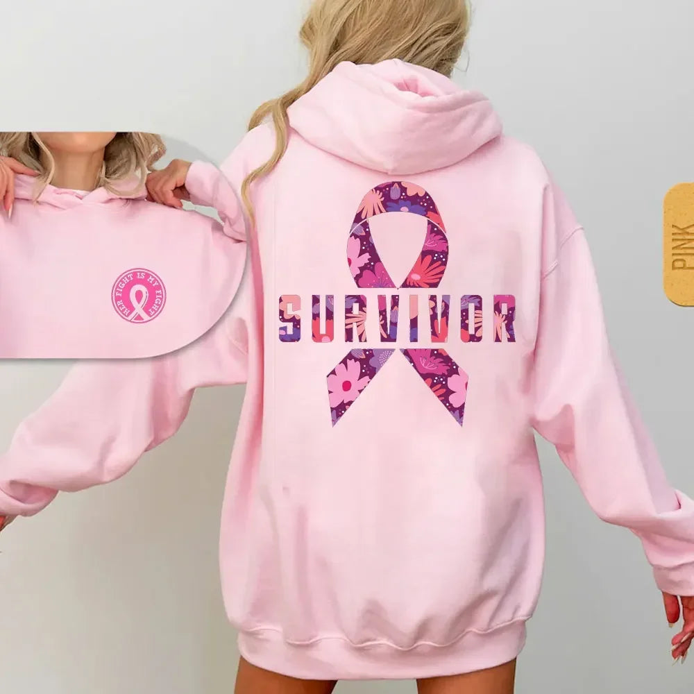 WE DON T KNOWHCW STRONGWE AREUNTIL BEINGSTRONGISONLYCHOICEIWE HAVE Breast Cancer Awareness Fight Print Hoodies October Women