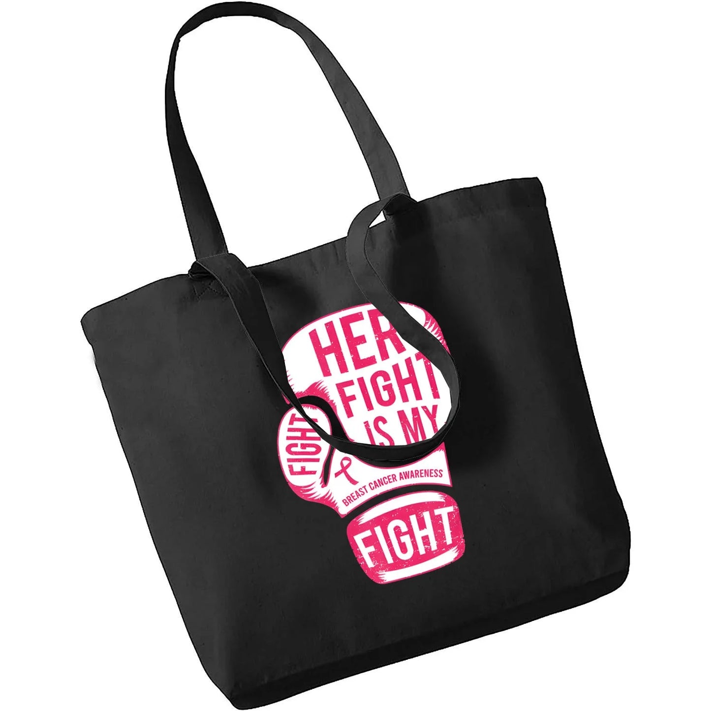 the TOTEBAG - Breast Cancer Awareness Big Canvas Bag Casual Tote Bag