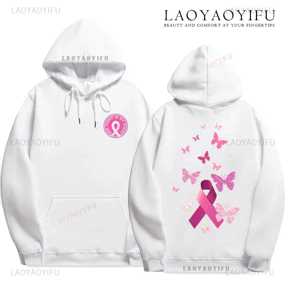 WE DON T KNOWHCW STRONGWE AREUNTIL BEINGSTRONGISONLYCHOICEIWE HAVE Breast Cancer Awareness Fight Print Hoodies October Women