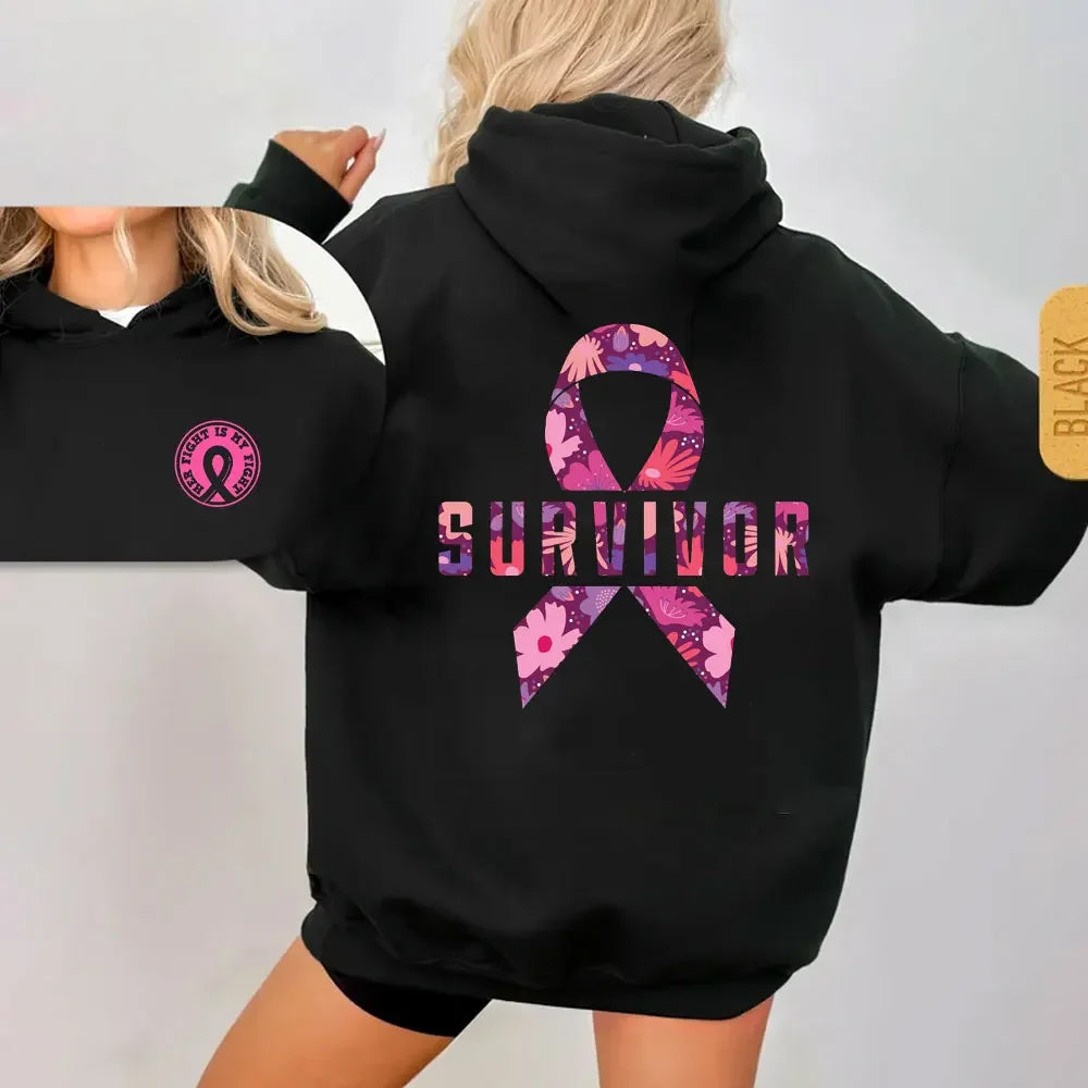 WE DON T KNOWHCW STRONGWE AREUNTIL BEINGSTRONGISONLYCHOICEIWE HAVE Breast Cancer Awareness Fight Print Hoodies October Women