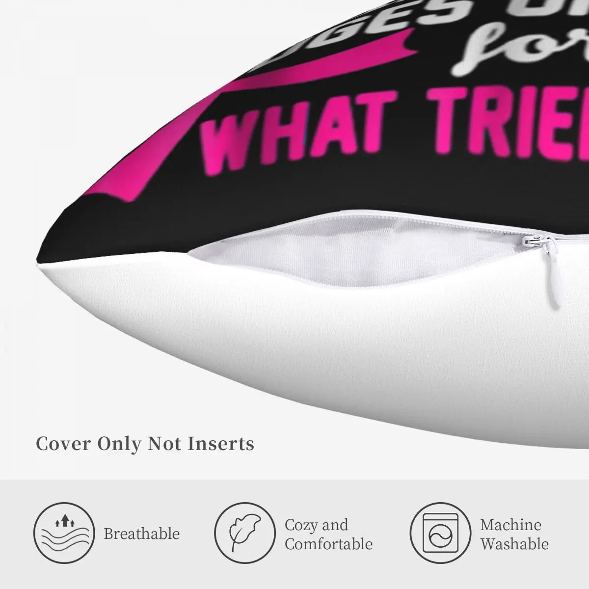 the BADGES OF COURAGE SCARS - Beat Breast Cancer Survivor Pillowcase