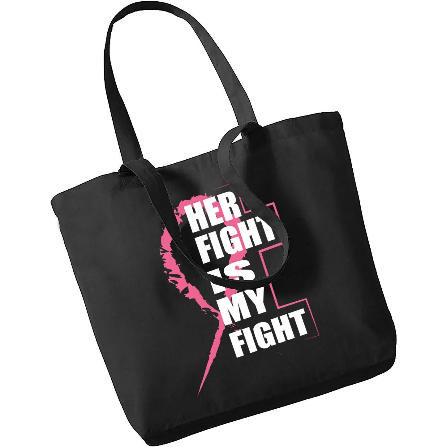 the TOTEBAG - Breast Cancer Awareness Big Canvas Bag Casual Tote Bag