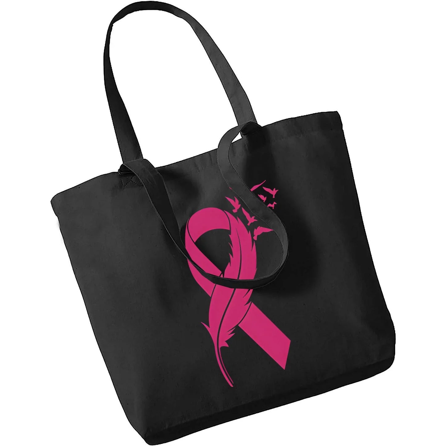 the TOTEBAG - Breast Cancer Awareness Big Canvas Bag Casual Tote Bag