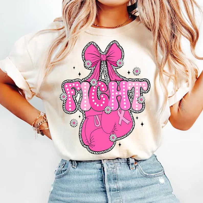 the WE WEAR PINK - In October We Wear Pink Halloween Breast Cancer Pumpkin Retro Halloween, Pink Ribbon Halloween Boxing Glove