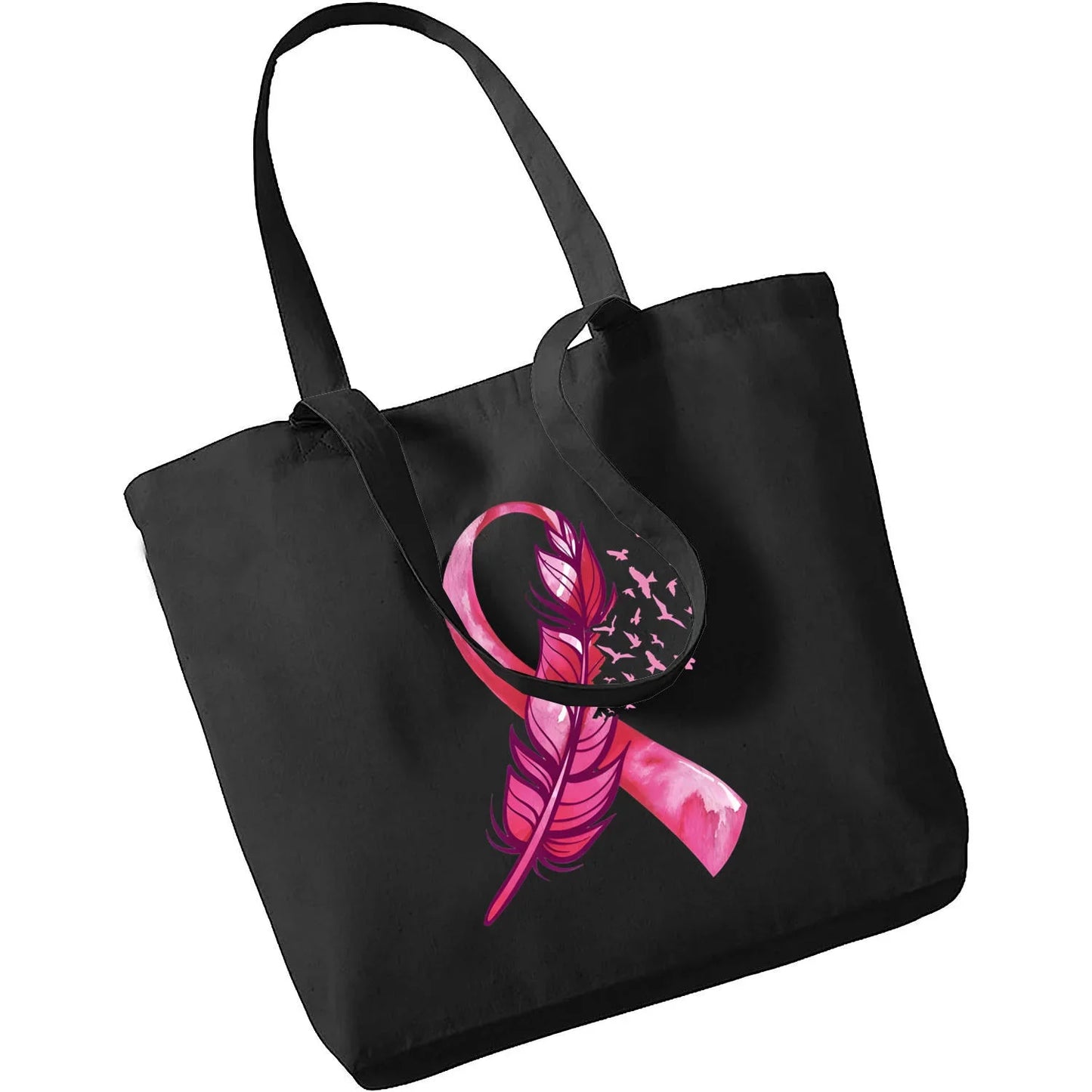 the TOTEBAG - Breast Cancer Awareness Big Canvas Bag Casual Tote Bag