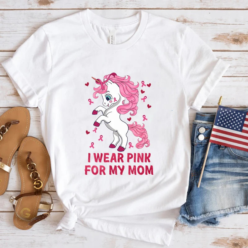 the PINK UNICORN - Breast Cancer Awareness Unicorn