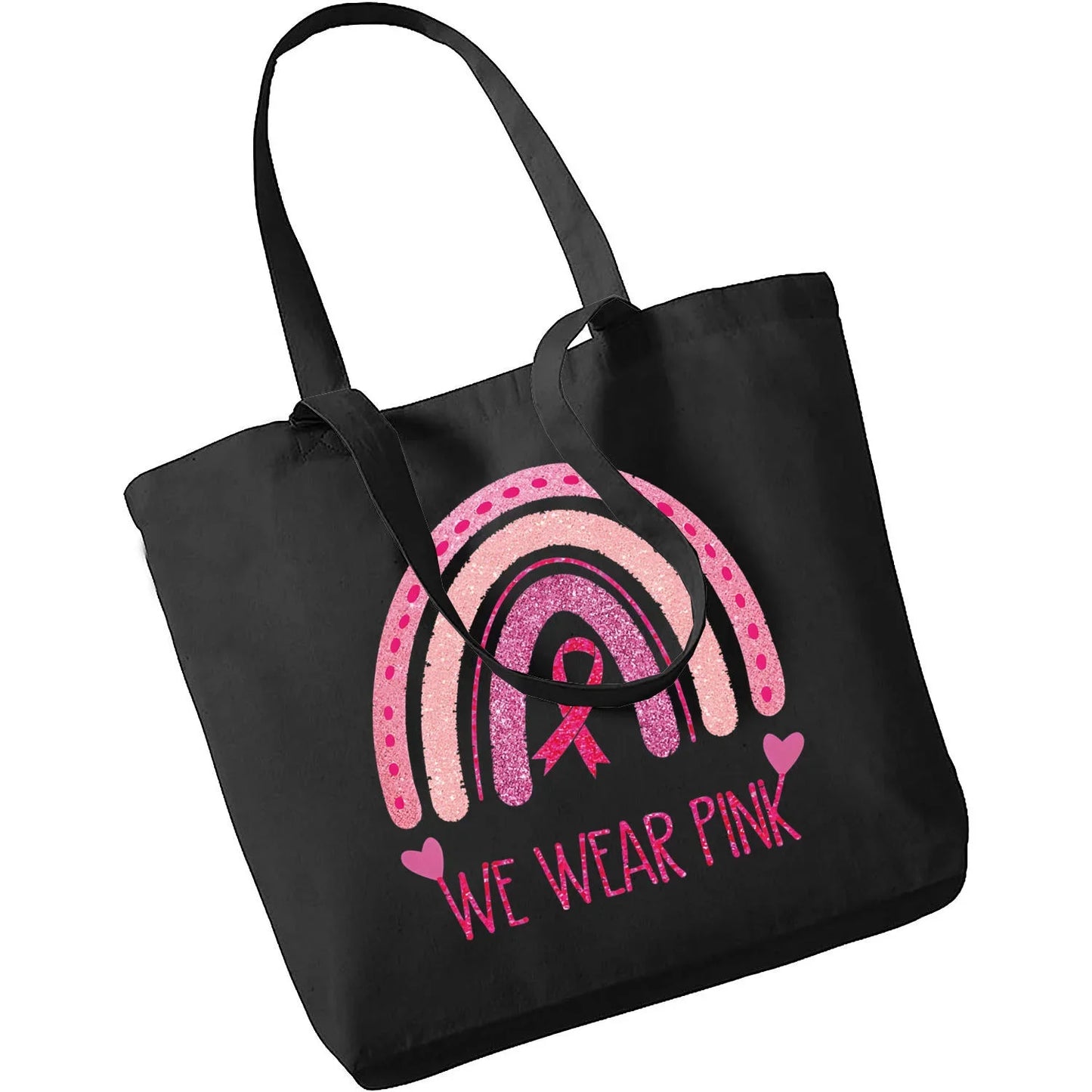 the TOTEBAG - Breast Cancer Awareness Big Canvas Bag Casual Tote Bag
