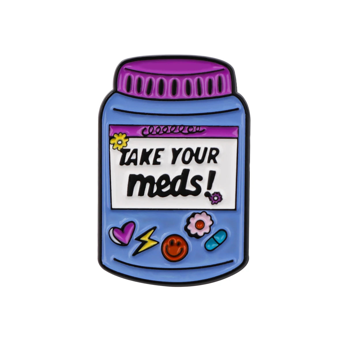 the FUNNY ONES - Cartoon Quotation Accessories Cute & Funny Lapel Pins