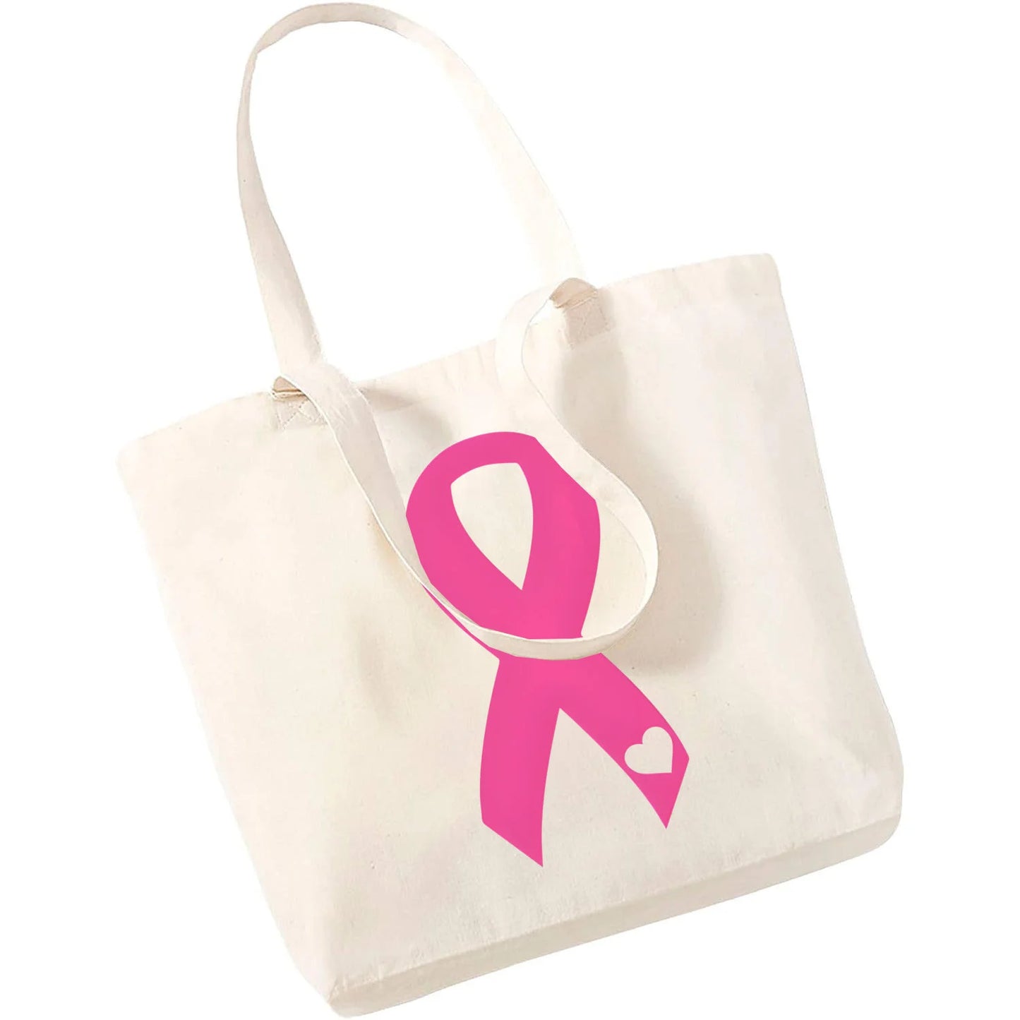 the TOTE - Breast Cancer Awareness Reusable Shopping Bag Large Top Handle Handbags