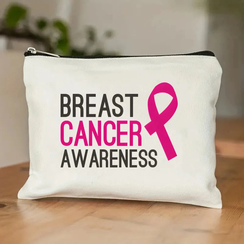 the TOTER - Pink Breast Cancer Awareness Printed Tote Women's Fashion