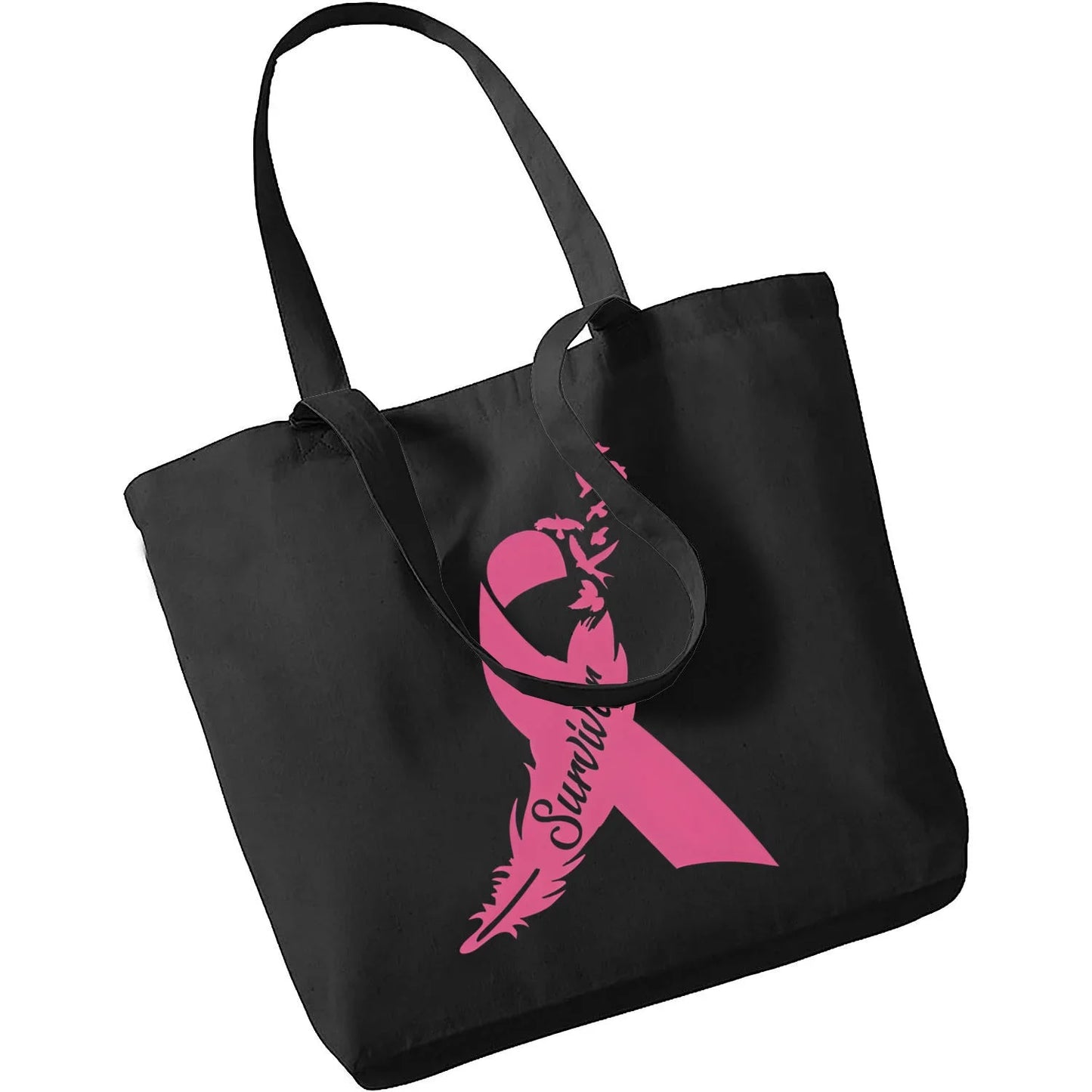 the TOTEBAG - Breast Cancer Awareness Big Canvas Bag Casual Tote Bag