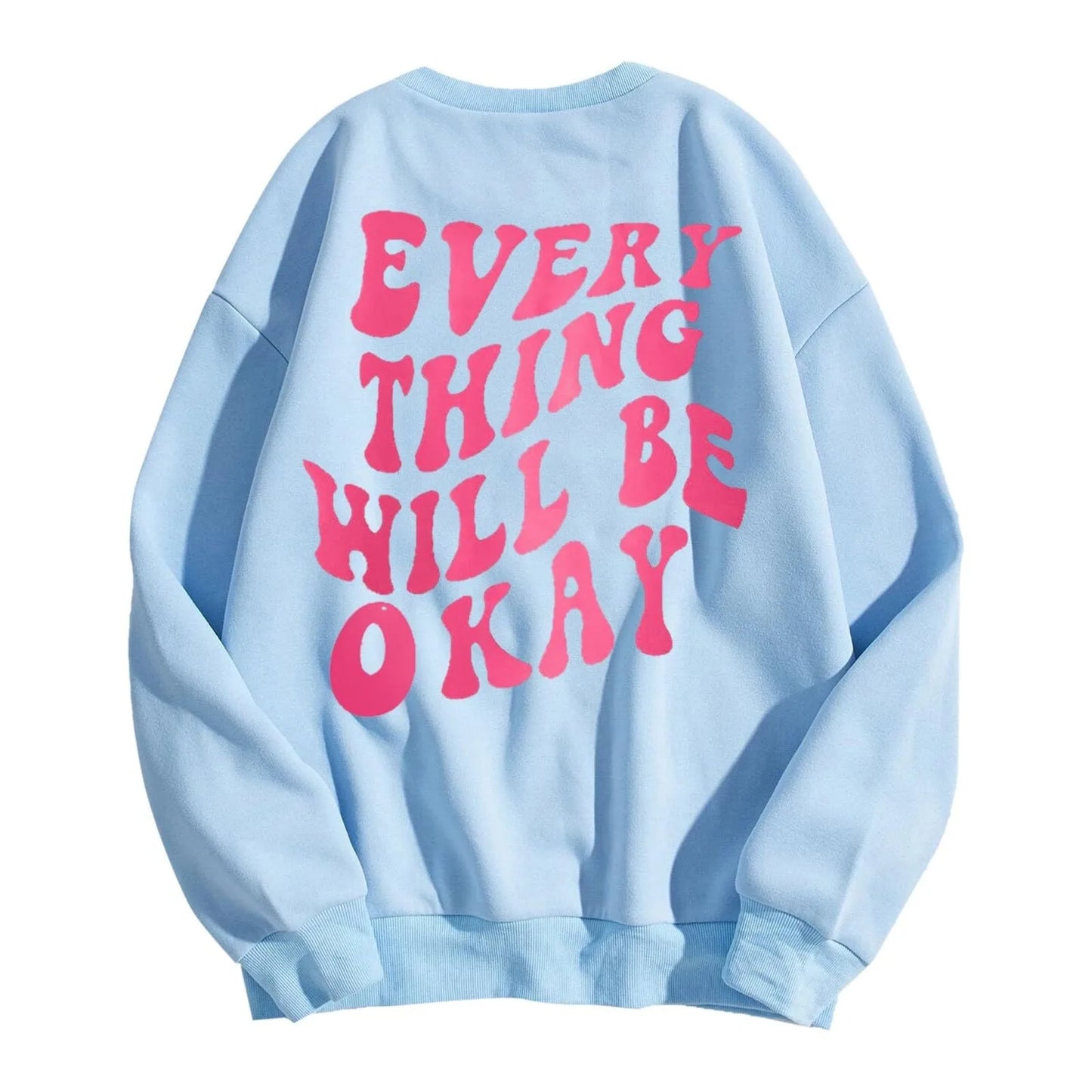 Autumn Hoodies For Women Long Sleeve Sweatshirt Casual Round Neck Loose Pullover Sudaderas Con Capucha Para Mujer