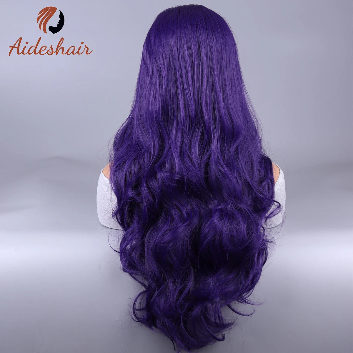 the BROOKE SHIELDS - Synthetic Wig European and American Mid-Section Curly Hair Wig, Female Hair Hanging Ear Highlights Fluffy Big Waves Mixed Brown