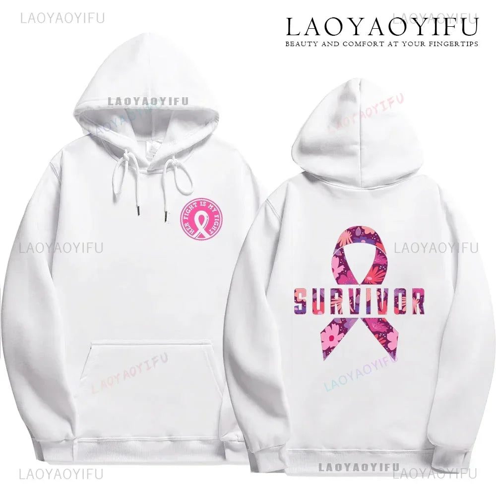 WE DON T KNOWHCW STRONGWE AREUNTIL BEINGSTRONGISONLYCHOICEIWE HAVE Breast Cancer Awareness Fight Print Hoodies October Women