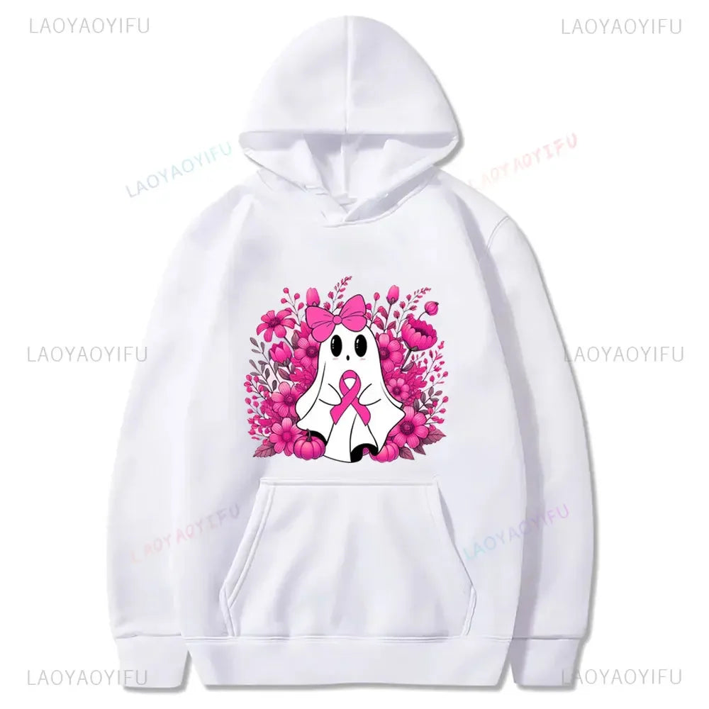 the PINK OUT - Tackle Breast Cancer Football Coquette Cancer Awareness Sweatshirts