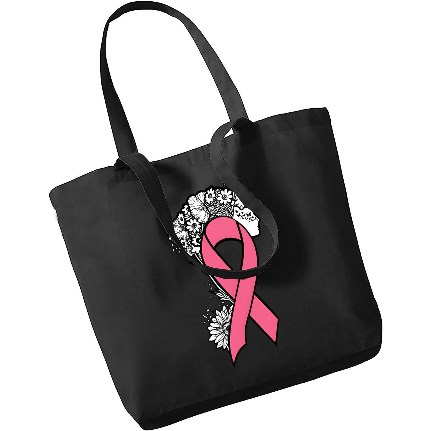 the TOTEBAG - Breast Cancer Awareness Big Canvas Bag Casual Tote Bag