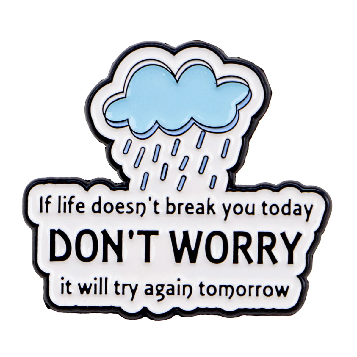 the STAY WEIRD - Funny Phrase Pin Badge Lapel Brooch Costume Accessories Fashion Jewelry Gifts