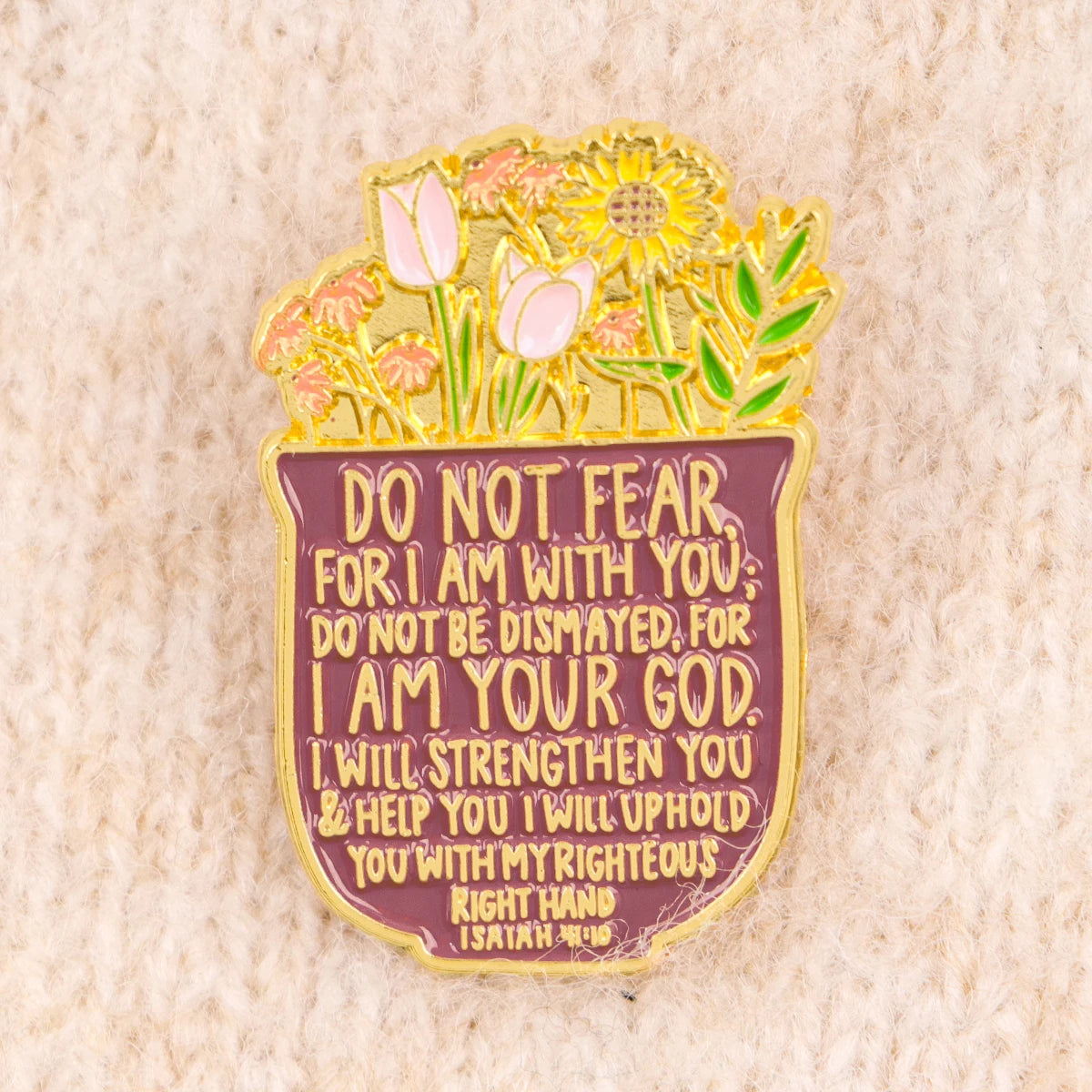 the BIBLE QUOTES - Jesus Bible Enamel Pins, Flowers Quotes Brooch Lapel Pin Badge, Clothing Accessories Fashion Jewelry Friend Gift