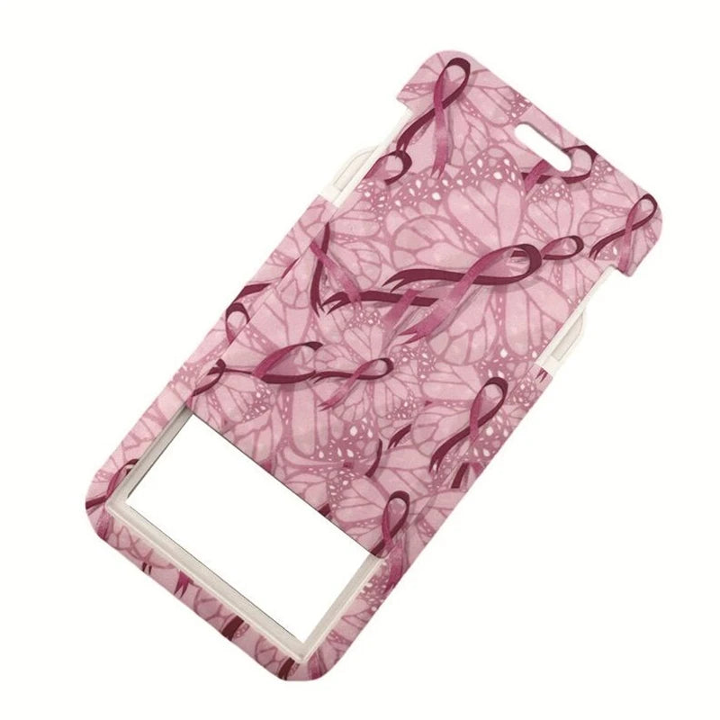 the VIP LANYARD - Prevention of Breast Cancer Pink Ribbon Women Lanyard, Neck Key Strap for Phone Keys ID Card