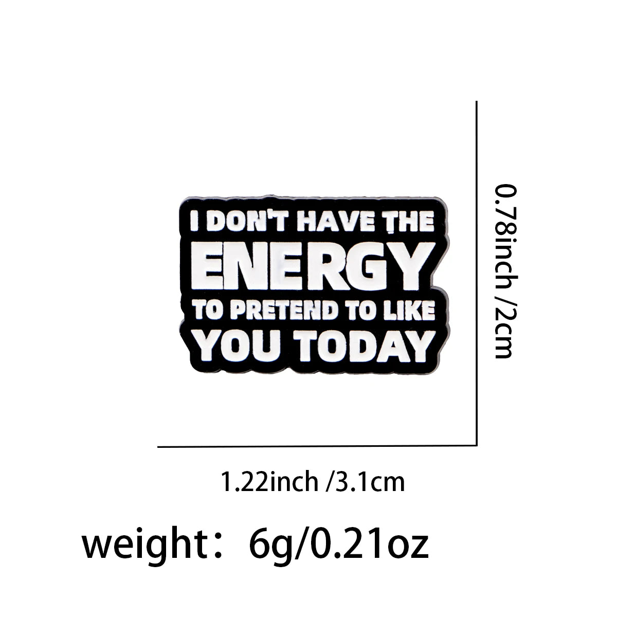 the FUNNY GIRL - Inspirational Sayings Enamel Pin, Funny Quotes Brooch Pins, Lapel Pins Badge Clothing Accessories Fashion Jewelry Gifts