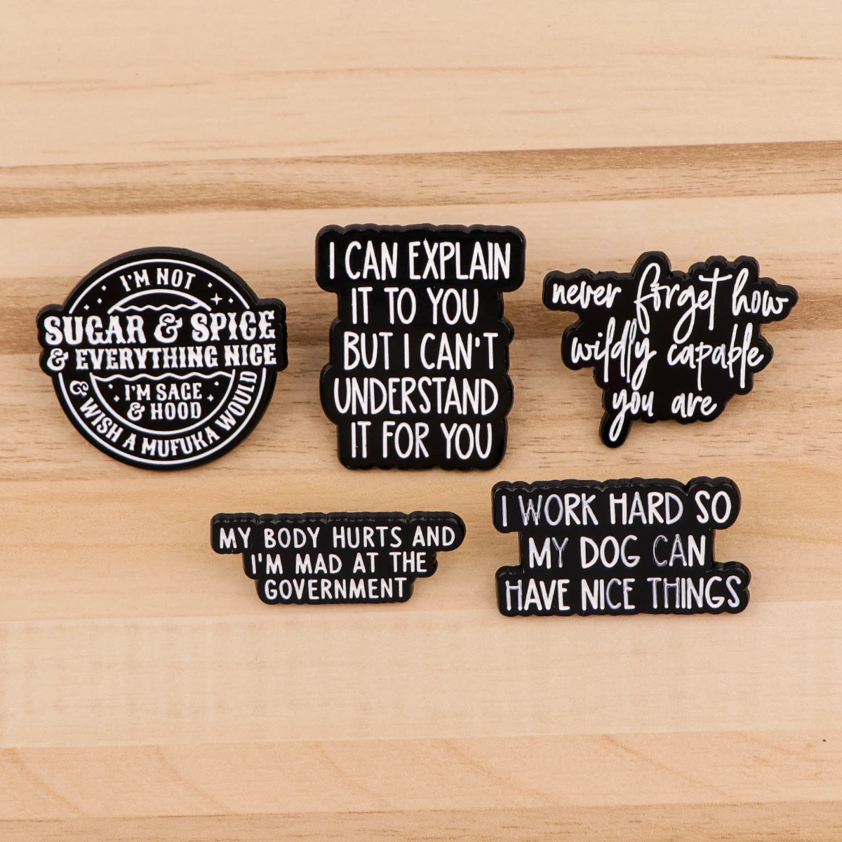 the SMARTY-PANTS - Enamel Pin Cartoon Brooches Bag Lapel Pin, Holiday Badge Backpack Decoration Jewelry Gift