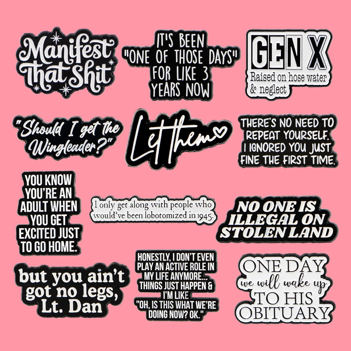 the GOLDEN GAL - Funny Metal Pin Women's Brooch Badge Costume Accessories Fashion Jewelry Gifts