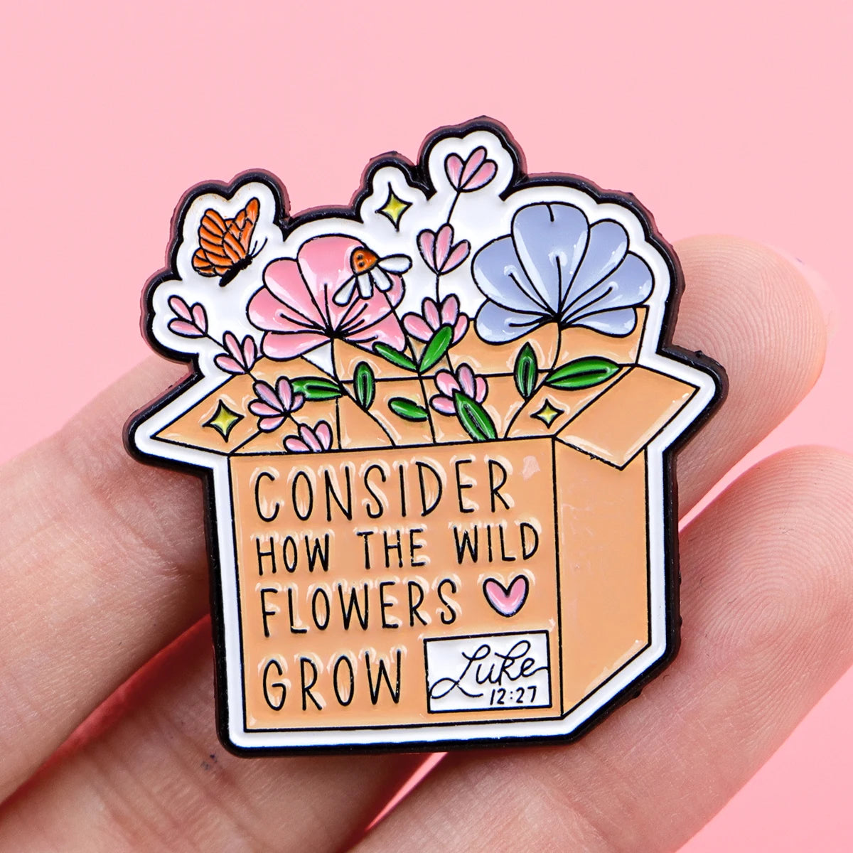 the BIBLE QUOTES - Jesus Bible Enamel Pins, Flowers Quotes Brooch Lapel Pin Badge, Clothing Accessories Fashion Jewelry Friend Gift