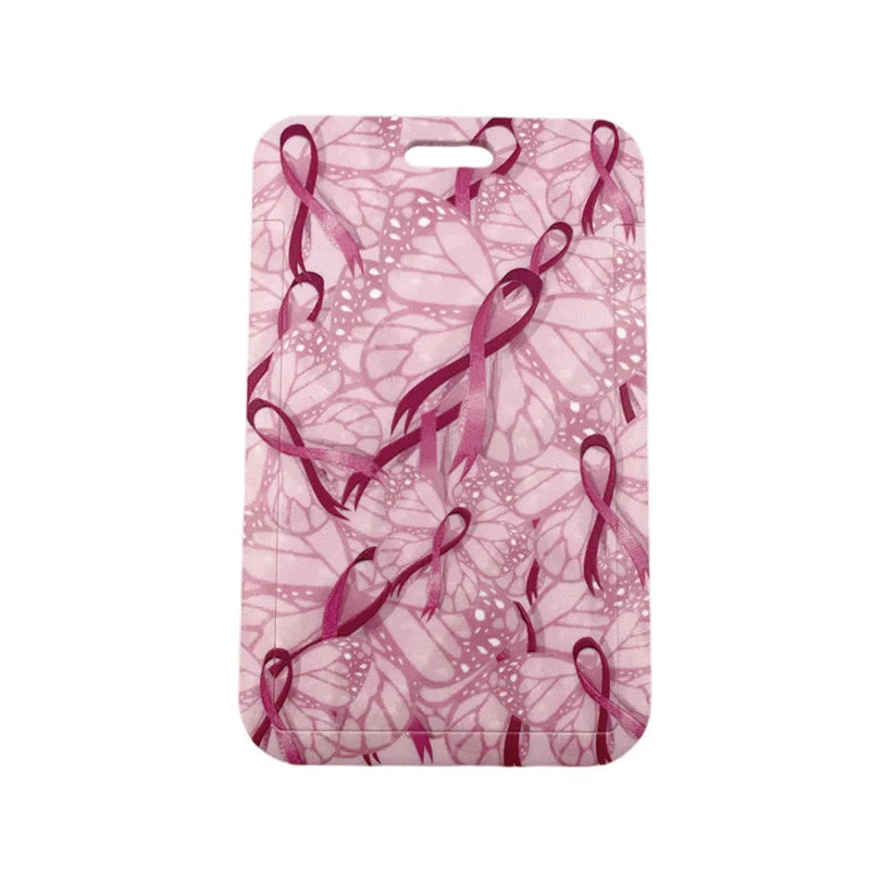 the VIP LANYARD - Prevention of Breast Cancer Pink Ribbon Women Lanyard, Neck Key Strap for Phone Keys ID Card