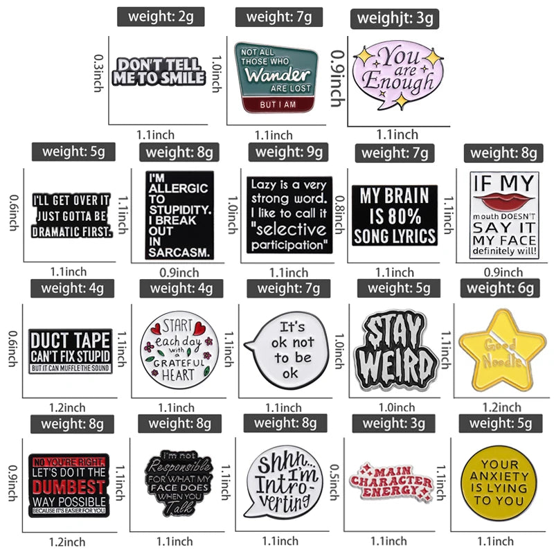 the LIMITED EDITION - Start Each Day with a Grateful Heart Enamel Pins, Custom Quotes Positive Phrase Metal Brooch Lapel Badge Jewelry Gift for Friends