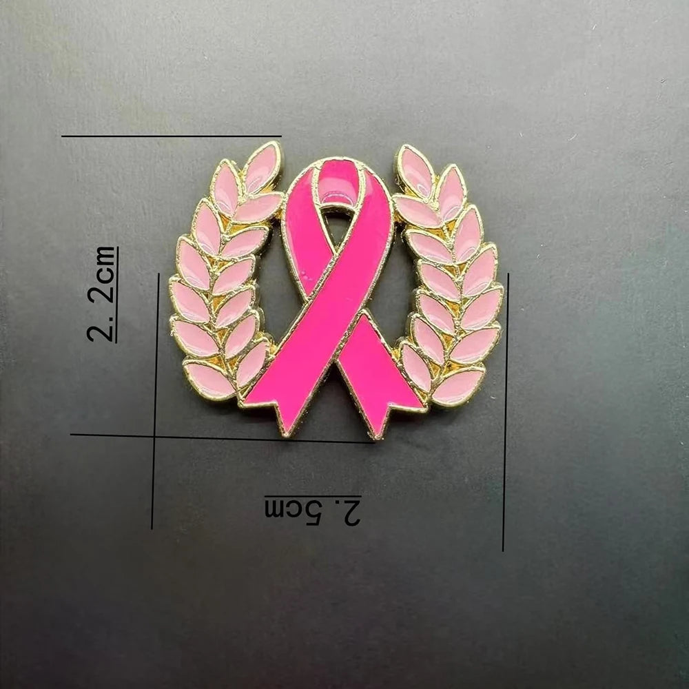 Breast Cancer Ribbon Brooch Breast Cancer Pin Breast Cancer Awareness Pin Pink Ribbon Badge For Support Fashion Accessories