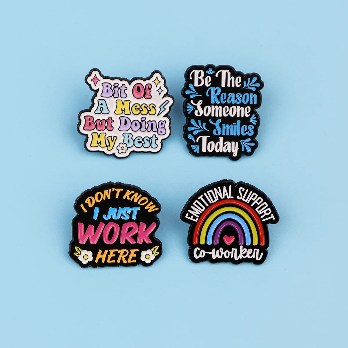 the SILLY GIRL - Funny Quotes Enamel Pin, Brooches for Women Lapel Pins Badges Clothing Accessories Fashion Jewelry