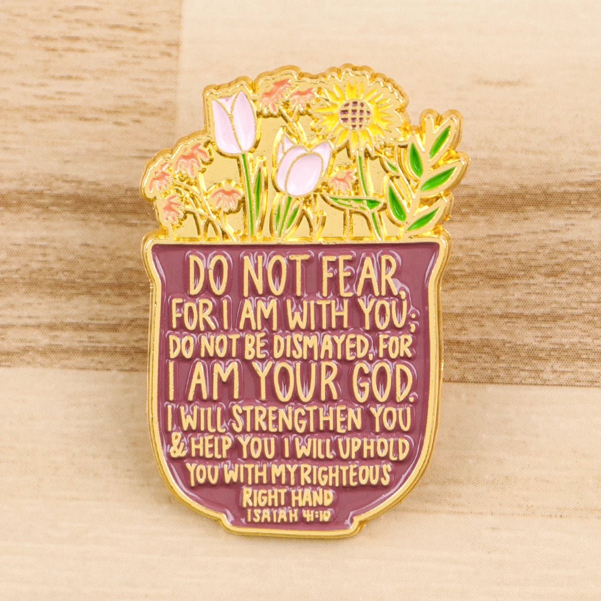 the BIBLE QUOTES - Jesus Bible Enamel Pins, Flowers Quotes Brooch Lapel Pin Badge, Clothing Accessories Fashion Jewelry Friend Gift
