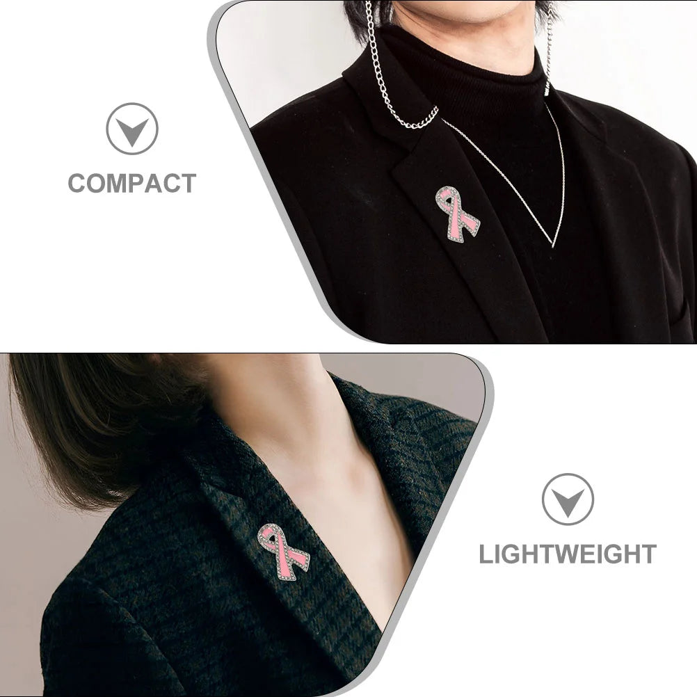 the PINK RIBBON - Breast Cancer Awareness Lapel Pin/Brooch