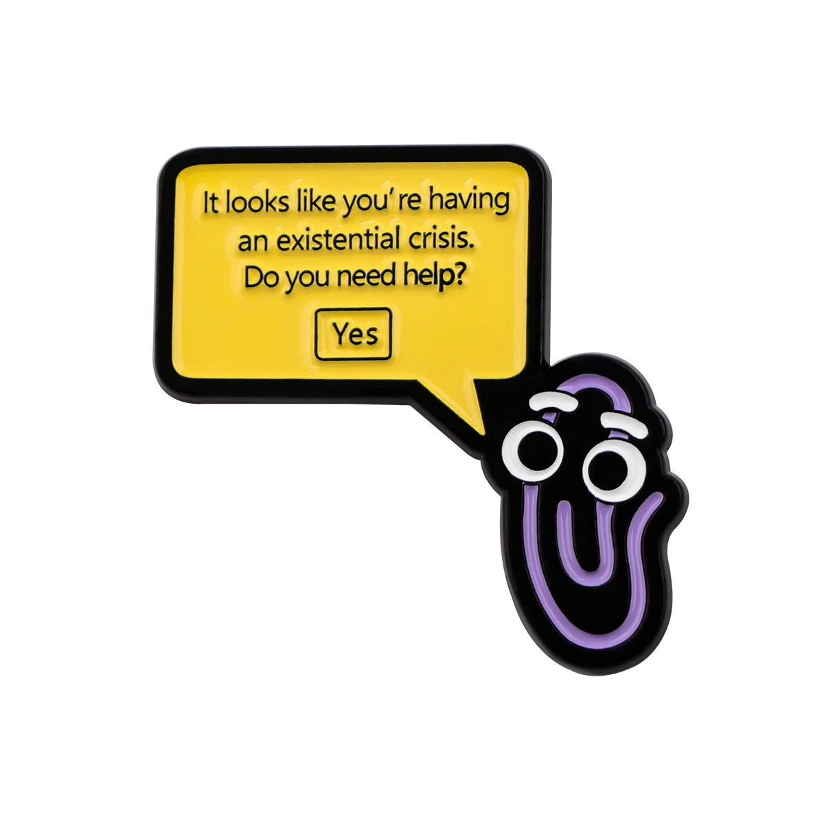 the FUNNY ONES - Cartoon Quotation Accessories Cute & Funny Lapel Pins