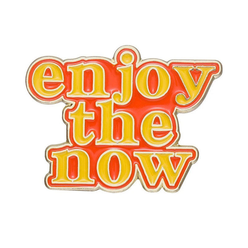 the LIMITED EDITION - Start Each Day with a Grateful Heart Enamel Pins, Custom Quotes Positive Phrase Metal Brooch Lapel Badge Jewelry Gift for Friends