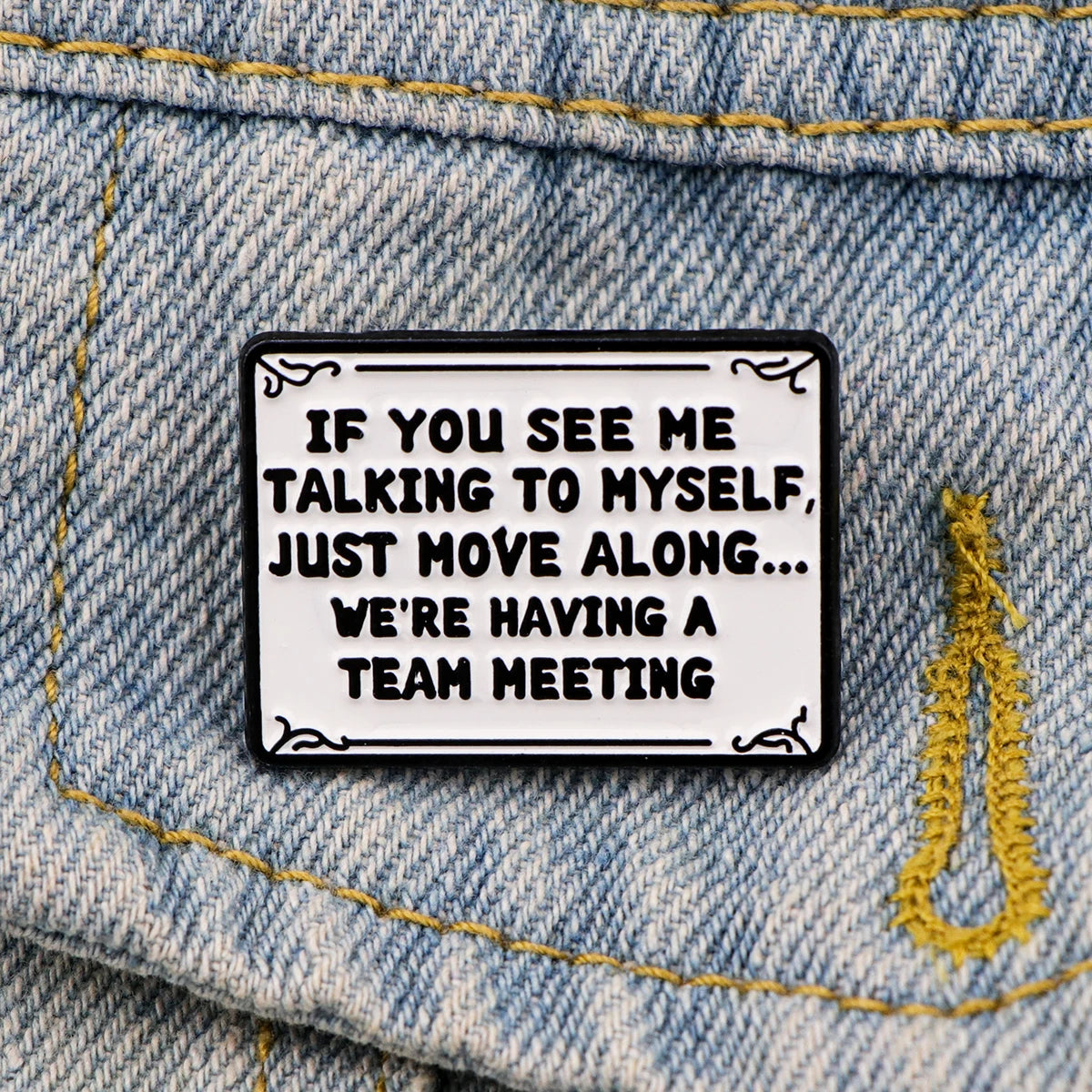 the ELDER EMO - Quotation Phrase Word Enamel Pin Brooches for Women, Lapel Pins Badge, Costume Accessories Fashion Jewelry Gifts