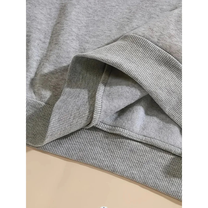 2025 Women's Edgy Skull & Stars Graphic Print Hoodie Expensive Talks Back Pullover Sweatshirt Autumn Winter Hoodie