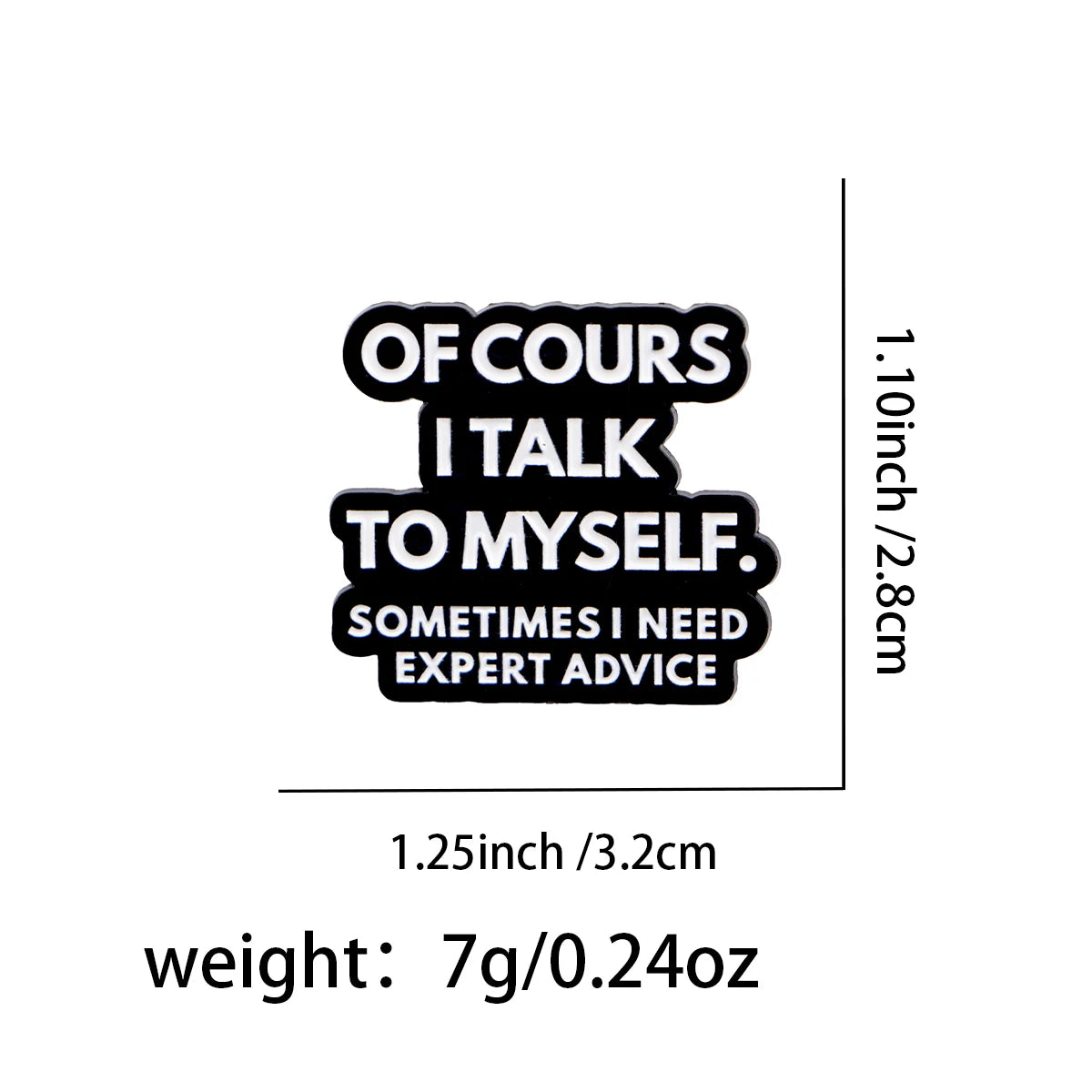 the FUNNY GIRL - Inspirational Sayings Enamel Pin, Funny Quotes Brooch Pins, Lapel Pins Badge Clothing Accessories Fashion Jewelry Gifts