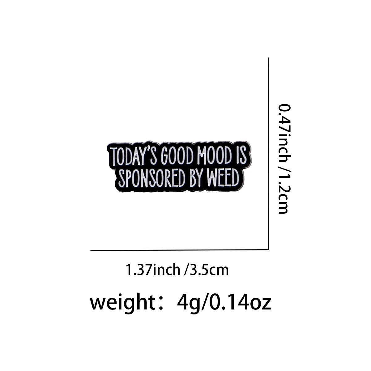 the FUNNY GIRL - Inspirational Sayings Enamel Pin, Funny Quotes Brooch Pins, Lapel Pins Badge Clothing Accessories Fashion Jewelry Gifts