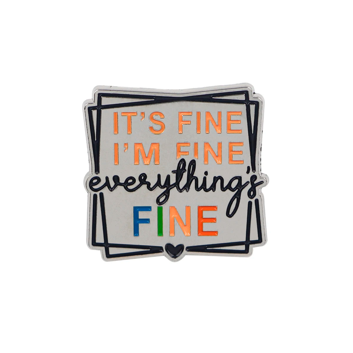 the FUNNY ONES - Cartoon Quotation Accessories Cute & Funny Lapel Pins