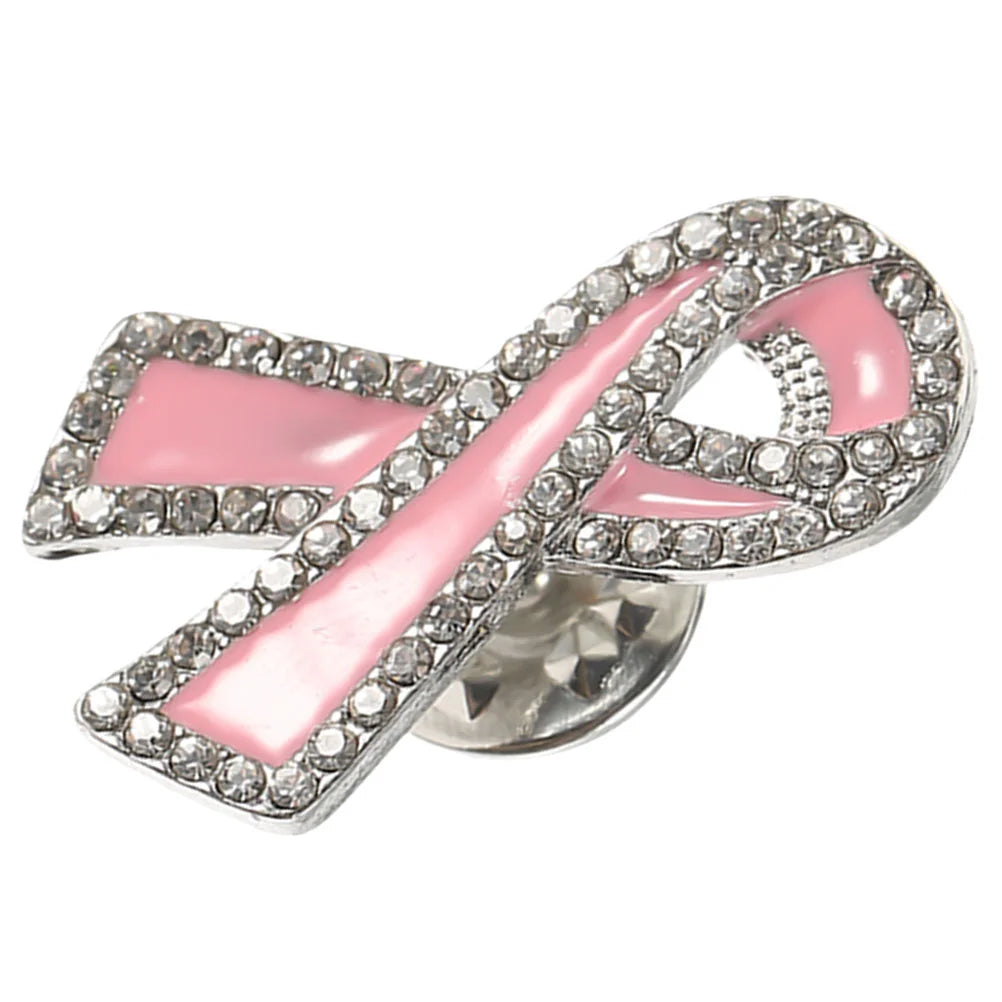 the PINK RIBBON - Breast Cancer Awareness Lapel Pin/Brooch
