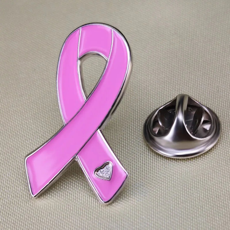 Bekky Ribbon the BREAST CANCER AWARENESS - Pink Ribbon Lapel Pins/Brooches – Becky's ...