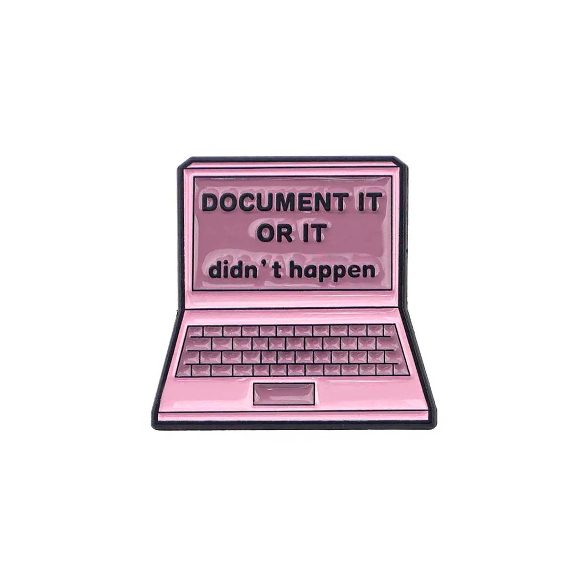 the ELDER EMO - Quotation Phrase Word Enamel Pin Brooches for Women, Lapel Pins Badge, Costume Accessories Fashion Jewelry Gifts