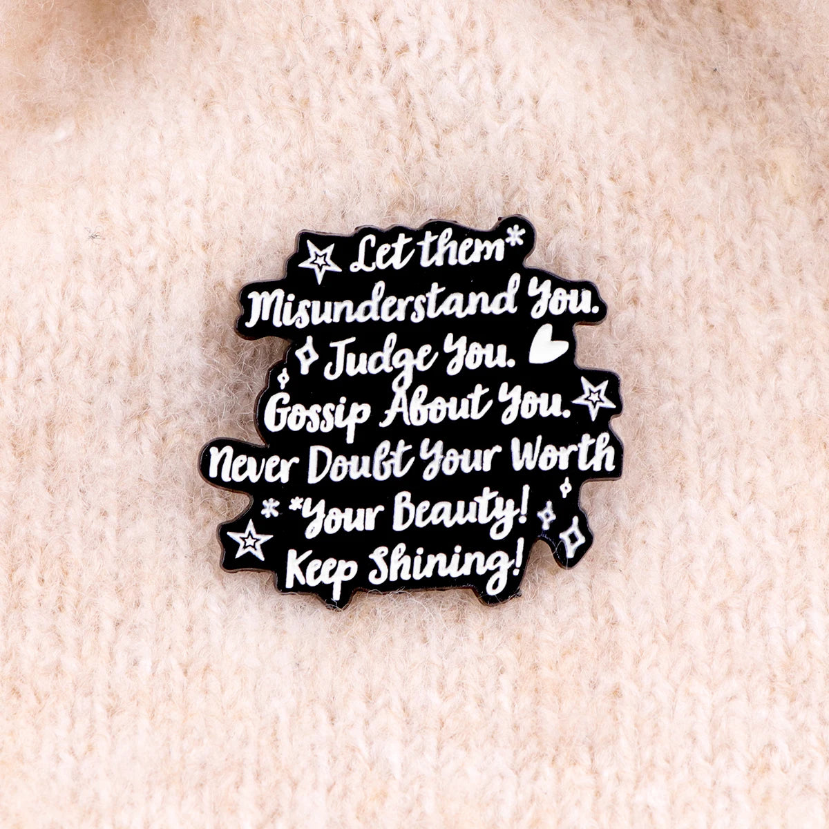 the SARCASTIC GAL - Enamel Pins ADHD Brooch Badge on Backpack Lapel Pin, Costume Accessories Fashion Jewelry Gifts