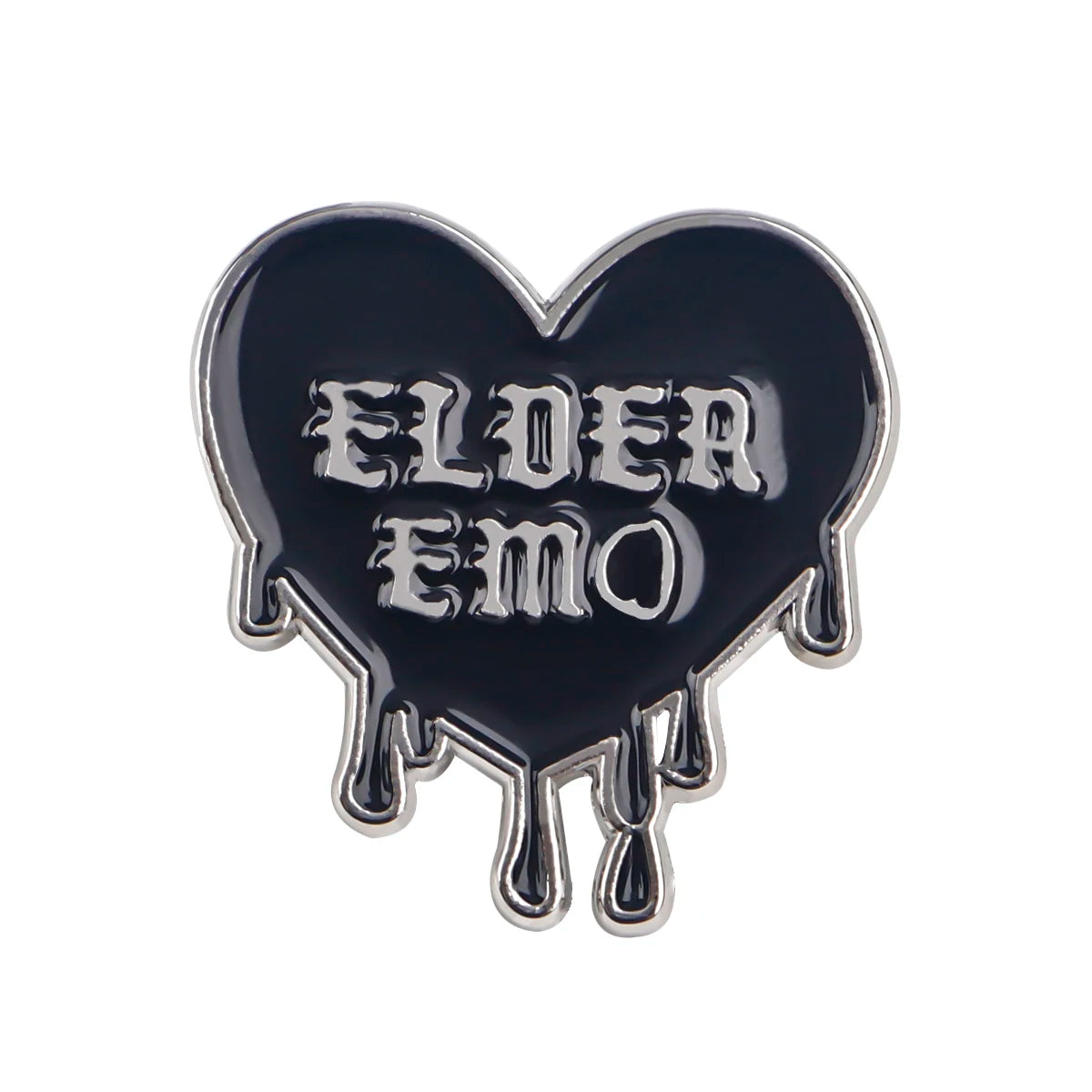 the ELDER EMO - Quotation Phrase Word Enamel Pin Brooches for Women, Lapel Pins Badge, Costume Accessories Fashion Jewelry Gifts