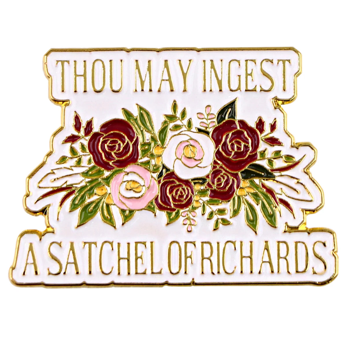 the ELDER EMO - Quotation Phrase Word Enamel Pin Brooches for Women, Lapel Pins Badge, Costume Accessories Fashion Jewelry Gifts