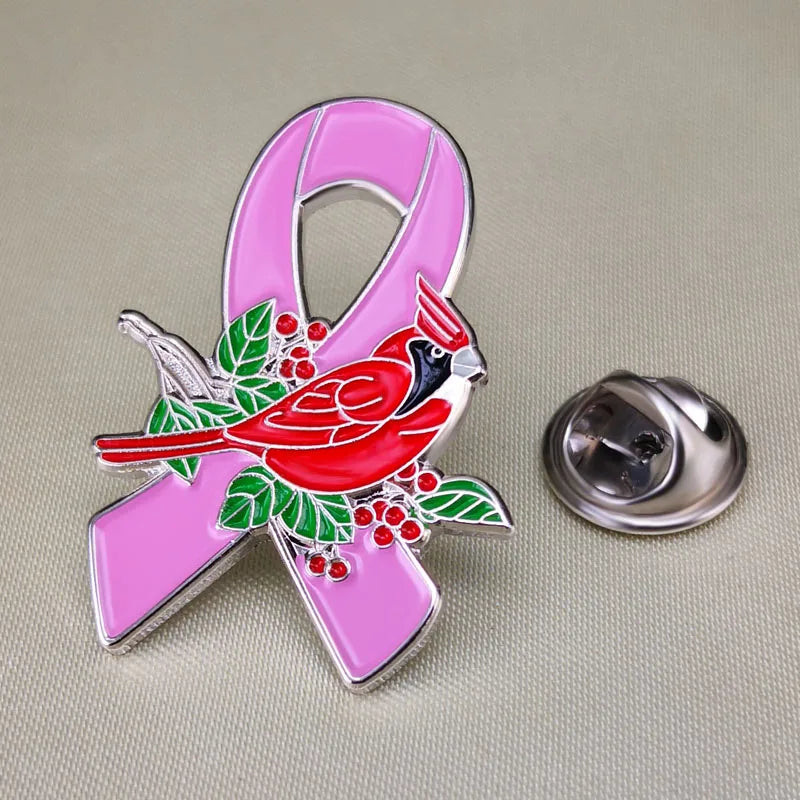Bekky Ribbon the BREAST CANCER AWARENESS - Pink Ribbon Lapel Pins/Brooches – Becky's ...
