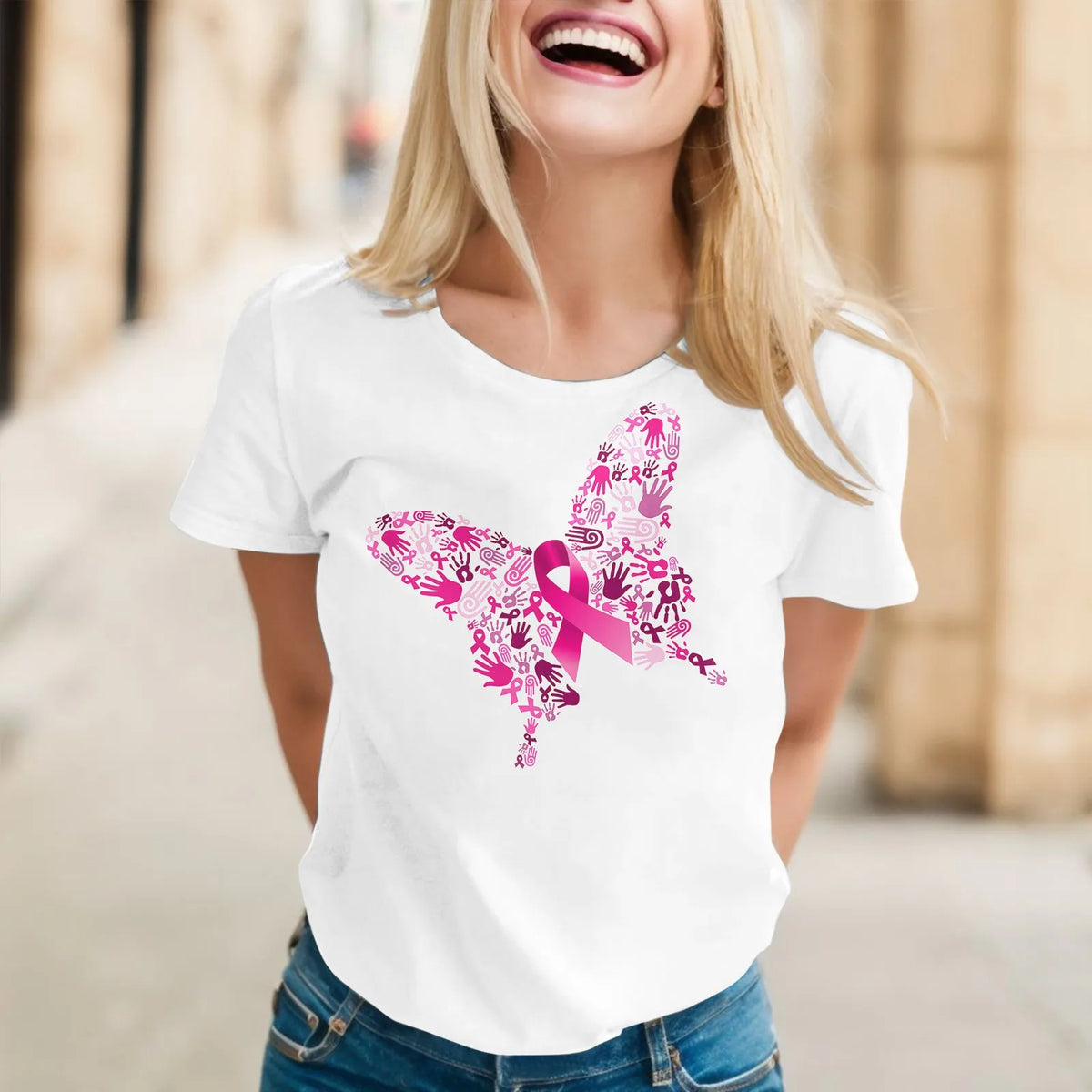Bekky Ribbon the PINK RIBBON COLLECTION - Breast Cancer Awareness T-Shirts for Wome ...